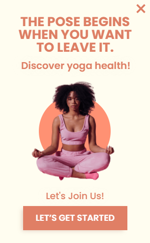 Free Creative Yoga Health for promoting sales and deals on your website