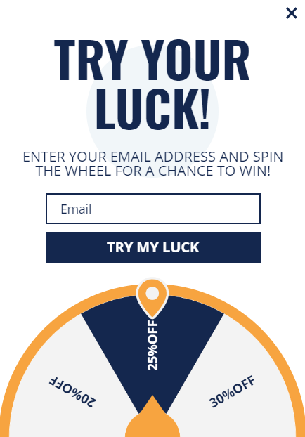 Free Lucky Spinner Promotion Builder