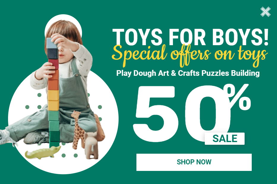 Free Toys promotion popup