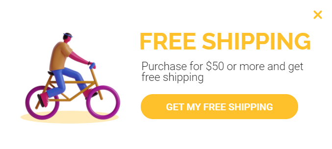 Free Free shipping notify