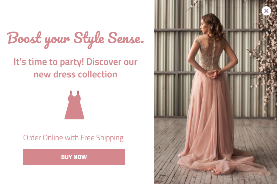 Free Creative Dress Collection design for promoting sales and deals on your website