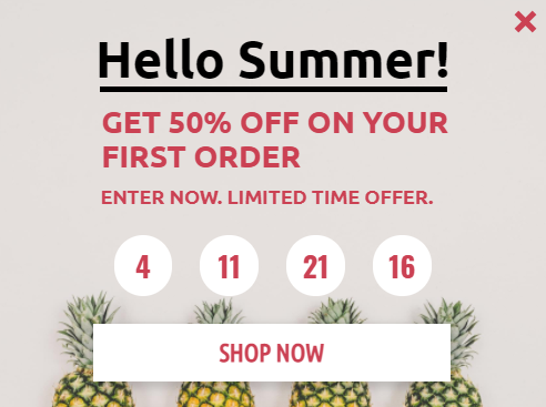 Free Creative Summer Sales design for promoting sales and deals on your website