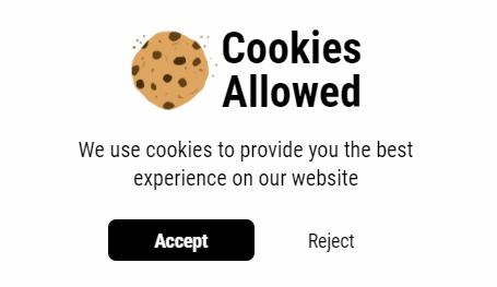 Easy to use Cookies to notify your website visitors