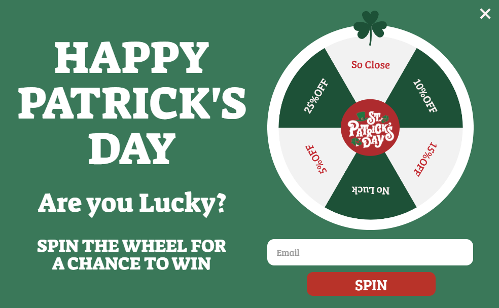 Free St. Patrick's Day Spinner