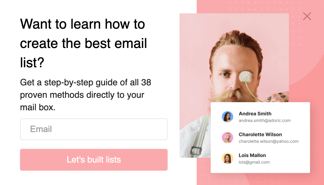 Free Want to learn how to create the best email list?
