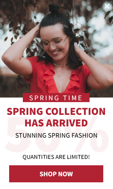 Free Creative Spring Collection for promoting sales and deals on your website