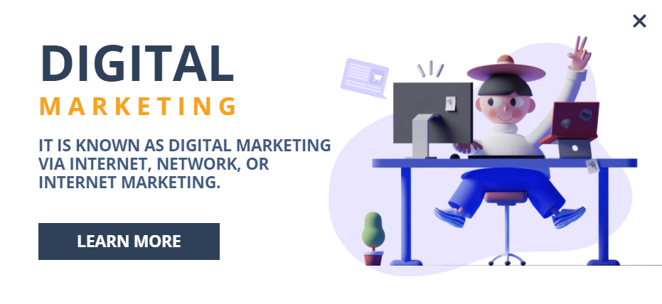 Free Creative Digital Marketing Course for promoting sales and deals on your website