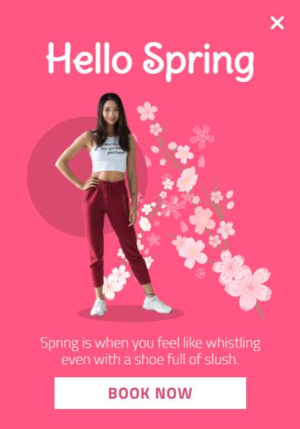 Free Creative Spring Fashion for promoting sales and deals on your website