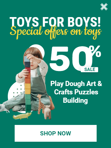 Free Toys promotion popup