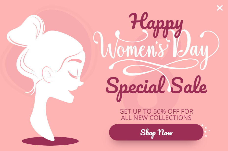 Free Women's Day special sale