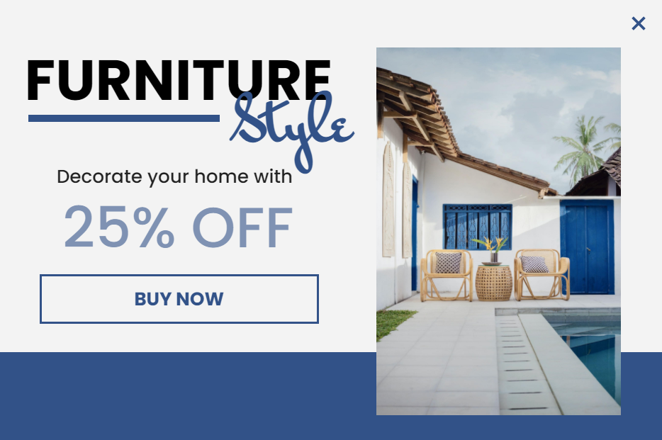 Free Furniture Style for promoting sales and deals on your website