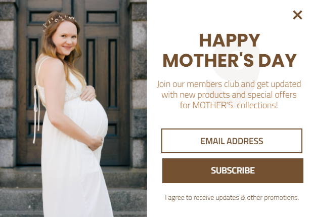 Free Convert visitors into Customers with Mother's Day Subscription Club