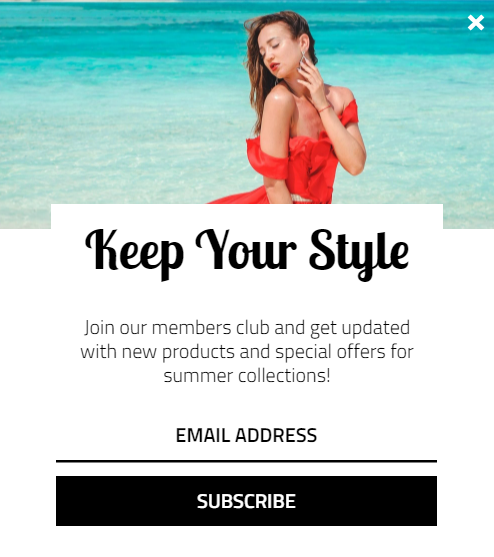 Free Convert visitors into Customers with Summer Style