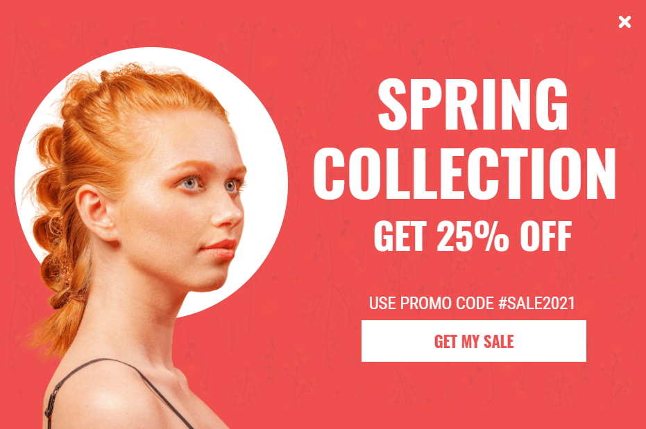 Free Creative Spring Collection for promoting sales and deals on your website