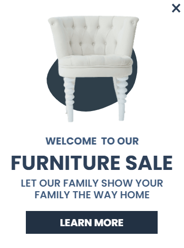 Free Furniture Style for promoting sales and deals on your website