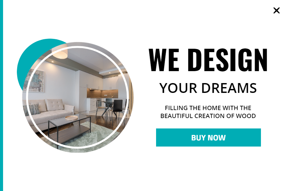 Free Creative for Smart Furniture for promoting sales and deals on your website