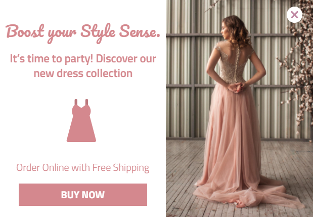 Free Creative Dress Collection design for promoting sales and deals on your website