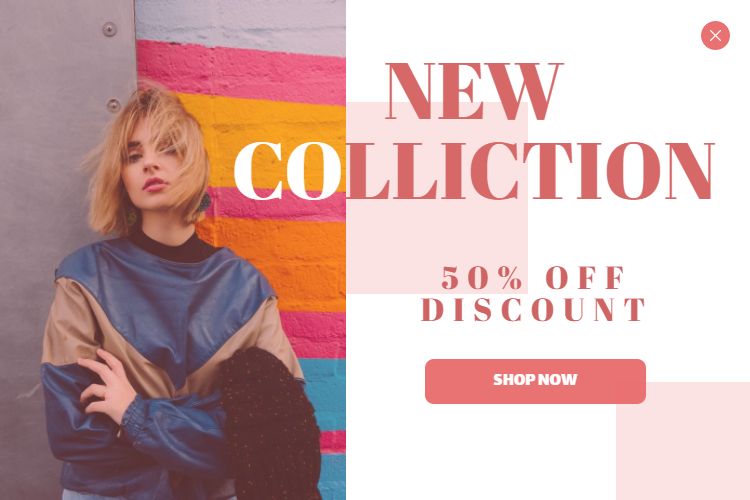 Free Colorful Fashion collection popup