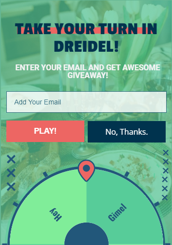 Free Hanukkah Dreidel Spinner