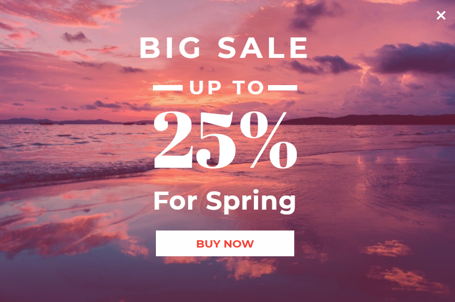 Free Creative Spring Sale for promoting sales and deals on your website