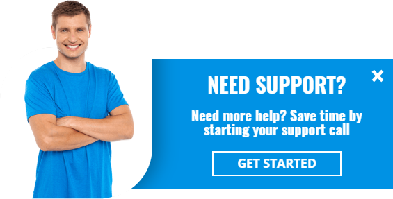 Free Support call slider