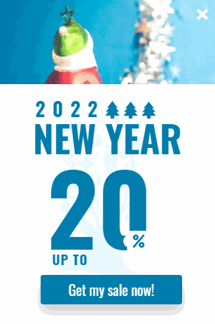 Creative New Year design for promoting sales and deals on your website