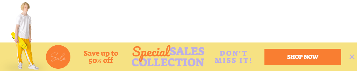 Free Special Sale promotion popup