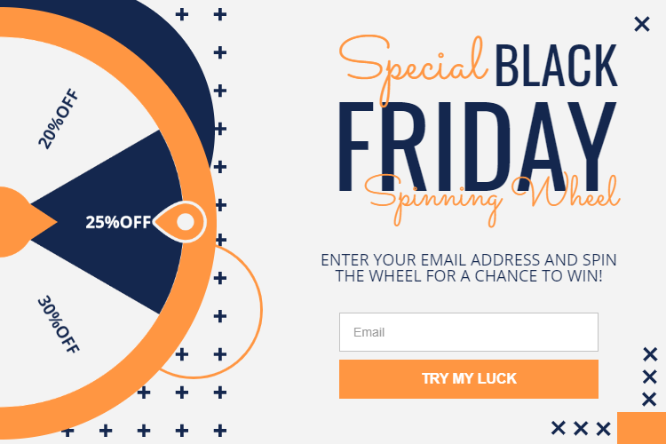 Free Black Friday spinning wheel