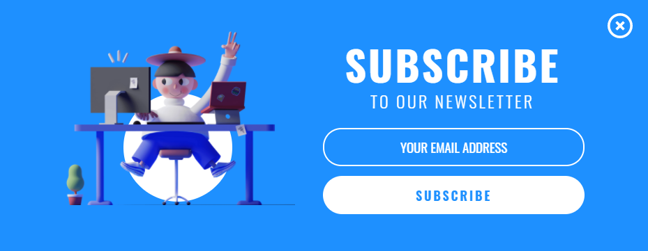 Free Subscribe now popup design