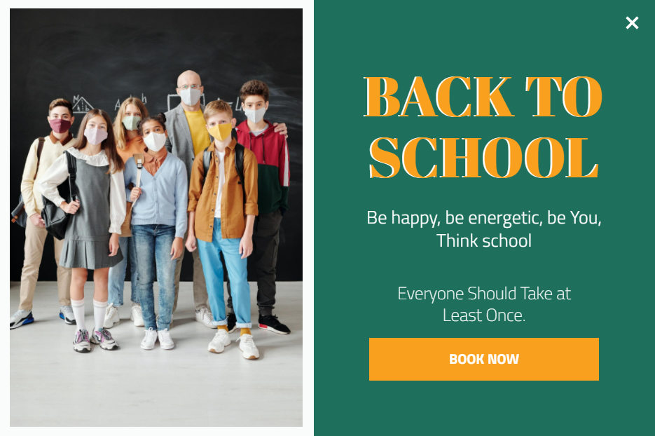 Free Creative School Courses for promoting sales and deals on your website
