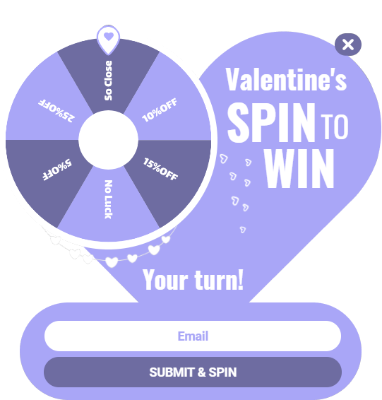 Free Valentine's Day Spinner