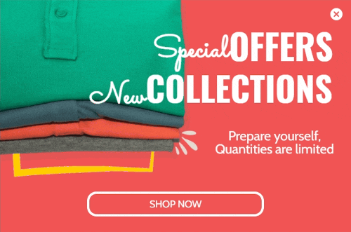 Free Apparel special offer promotion popup
