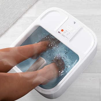 Sharper Image Heated Foot Spa với Con lăn Massage