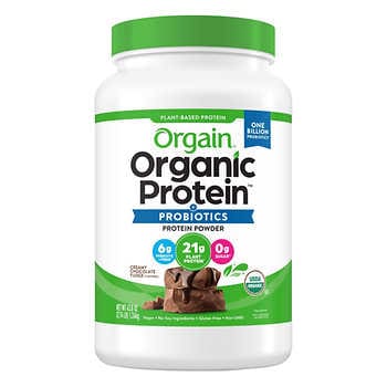 Orgain Bột Protein thực vật hữu cơ USDA, Kem sô cô la mềm, 2,74 pound