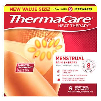 Liệu pháp giảm đau bụng kinh Thermacare, 9 HeatWraps