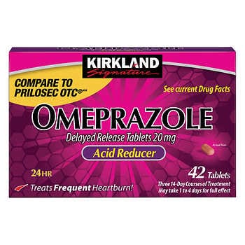 Kirkland Signature Omeprazole 20 mg, 42 Viên nén