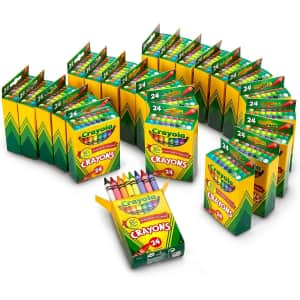 Crayola Crayons 24Count Bulk Bulp 24Pack