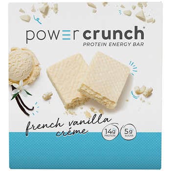 Power Crunch Protein Energy Bar, Vani Pháp, 1,4 oz, 12 viên