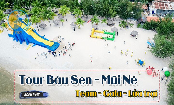 Tour Mũi Né - Bàu Sen - Làng Mông Cổ 2 ngày 1 đêm Resort 3 sao - 4 sao