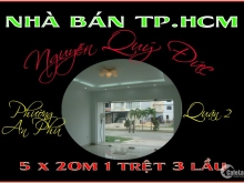 Nhà phố tiện kinh doanh 5 x 20m 1 trệt 3 lầu KDC An Phú Q2 TP.HCM