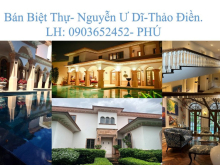 Biệt thự mt đường Nguyễn Ư Dĩ, Thảo Điền. Dt 1215m2. Giá 240 tỷ. Lh 0903652452