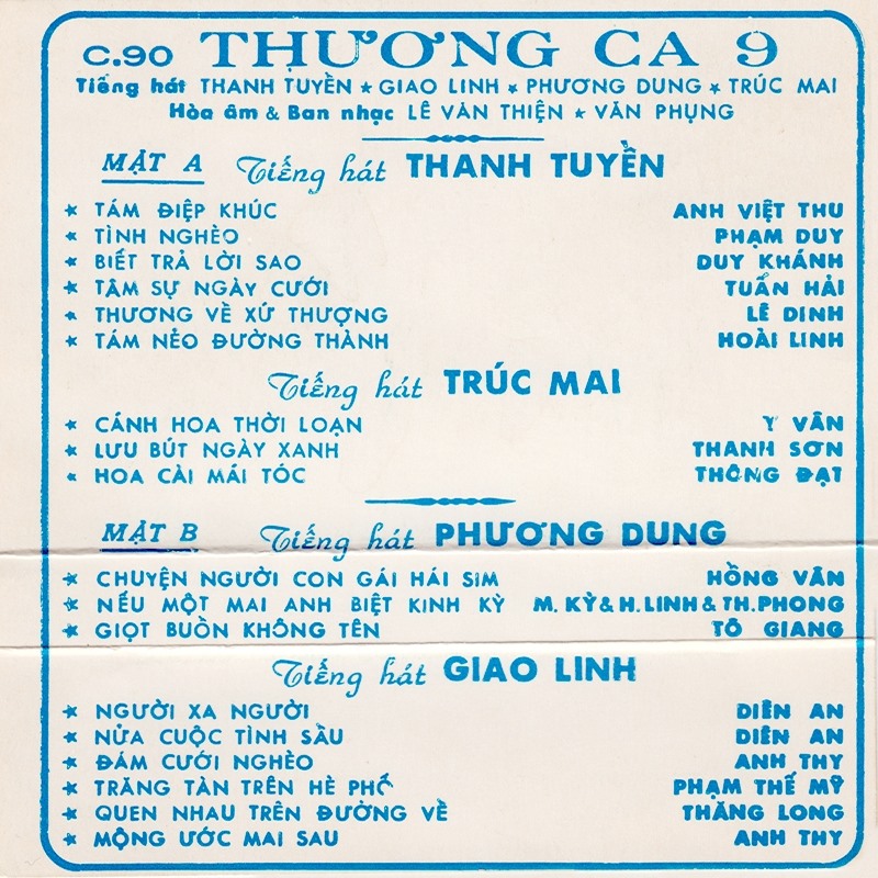 Thương Ca 9(2cd)