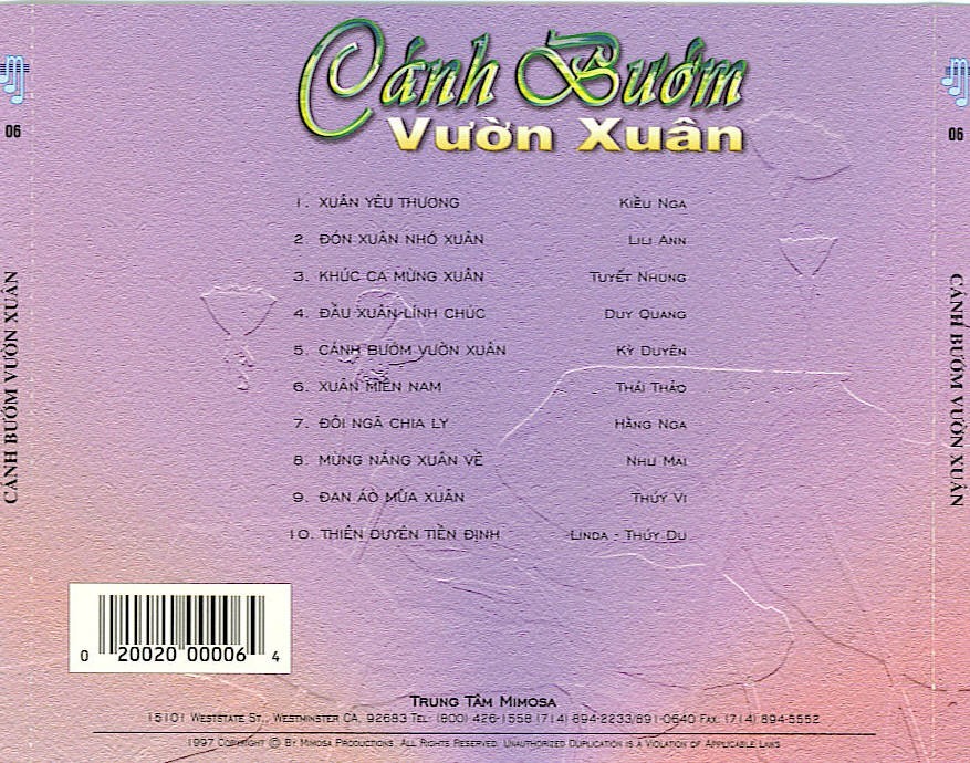 Cánh bướm vườn xuân (Mimosa 006)