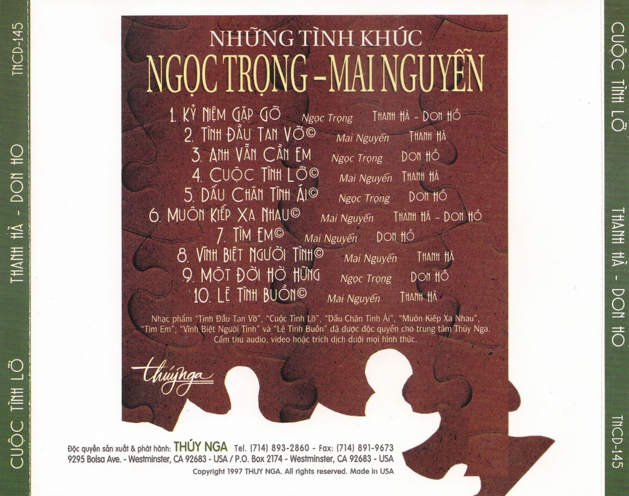 Cuộc tình lỡ- Đon Hồ- Thanh Hà (TNCD145)