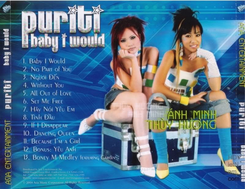 Puriti Baby I Would- Ánh Minh- Thùy Hương (Asia 207)