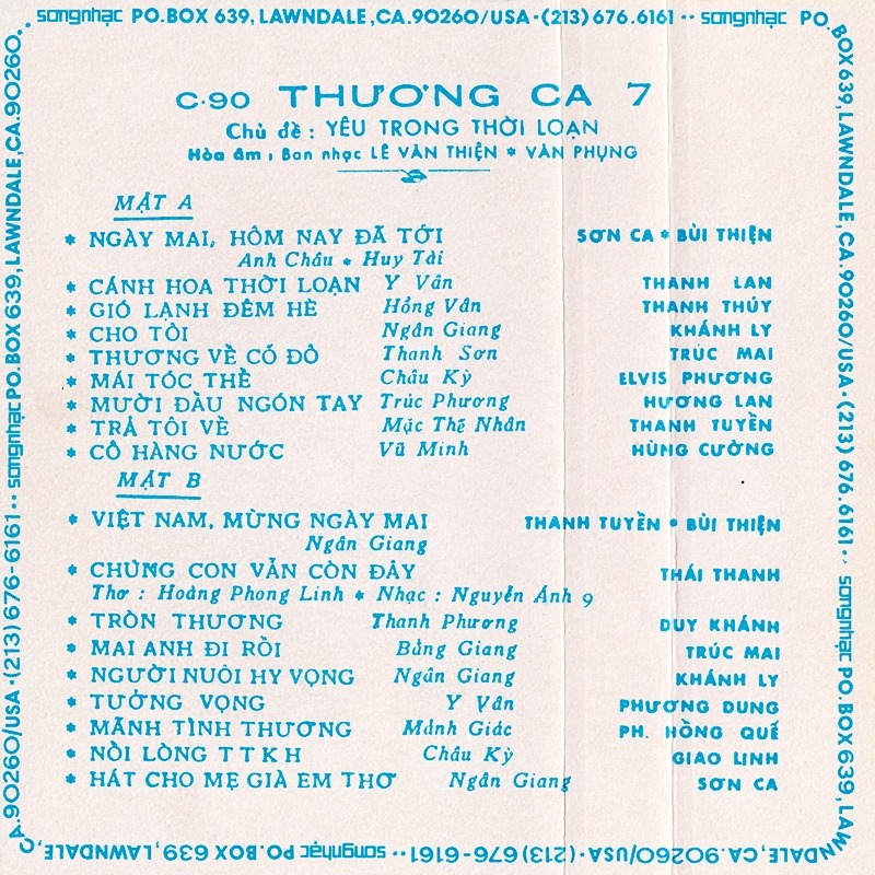 Thương Ca 7 (2cd)