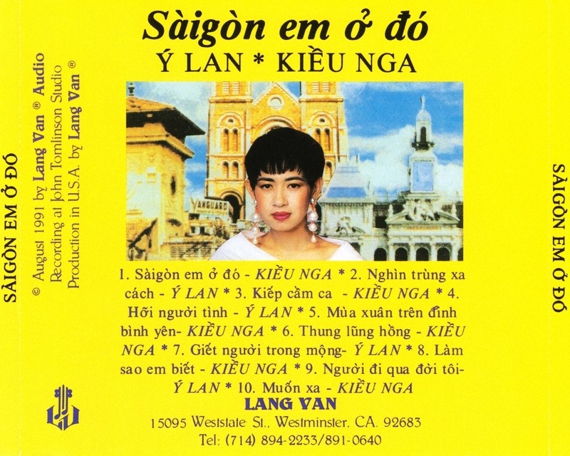 Sài Gòn em ở đó- Ý Lan- Kiều Nga (Làng Văn CD 100)