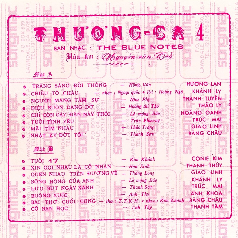 Thương Ca 4 (2cd)