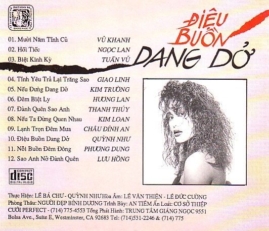 Điệu buồn dang dở (Giáng Ngọc CD 024)