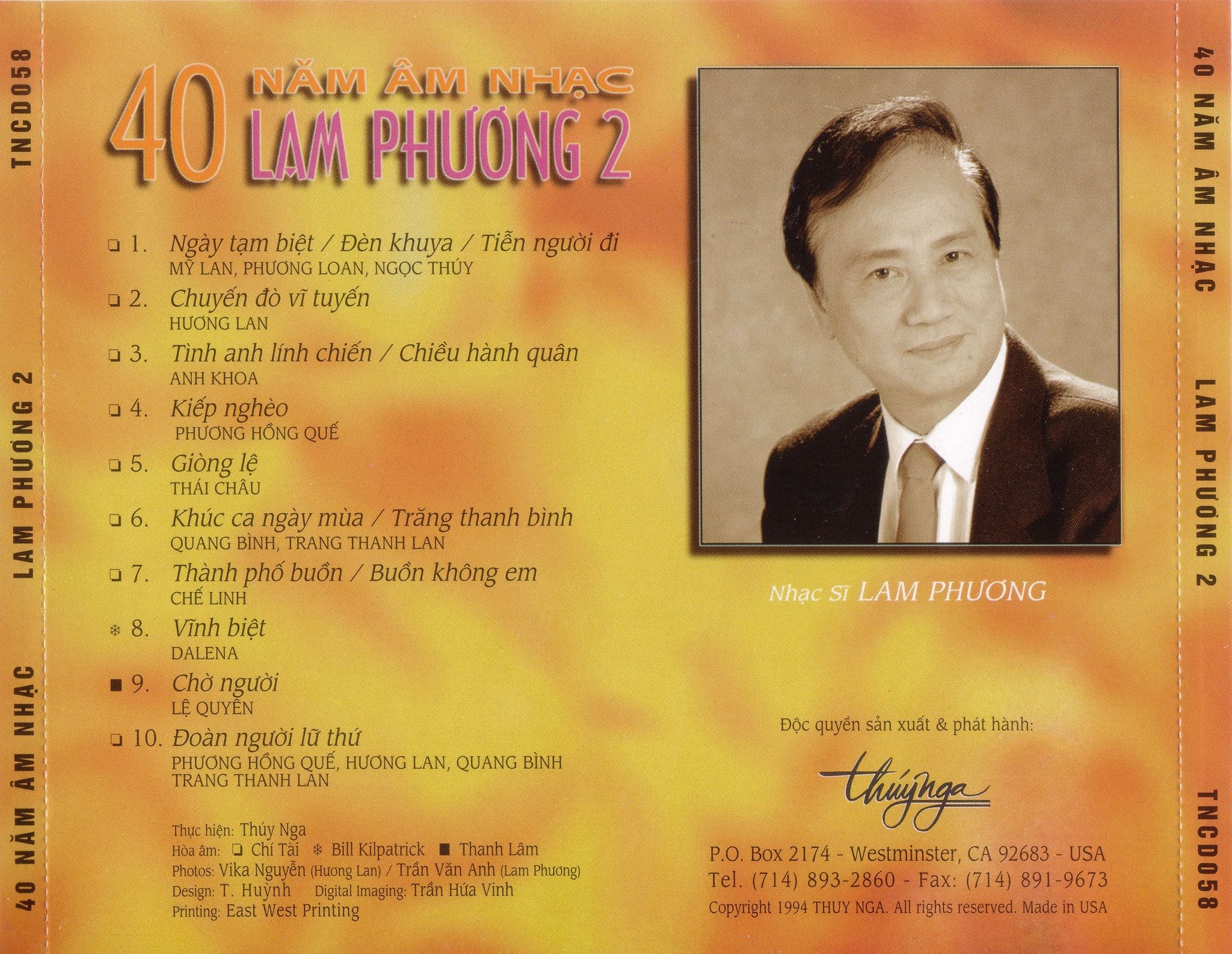 Chuyến đò vĩ tuyến- Tình khúc Lam Phương 2 (TNCD058)